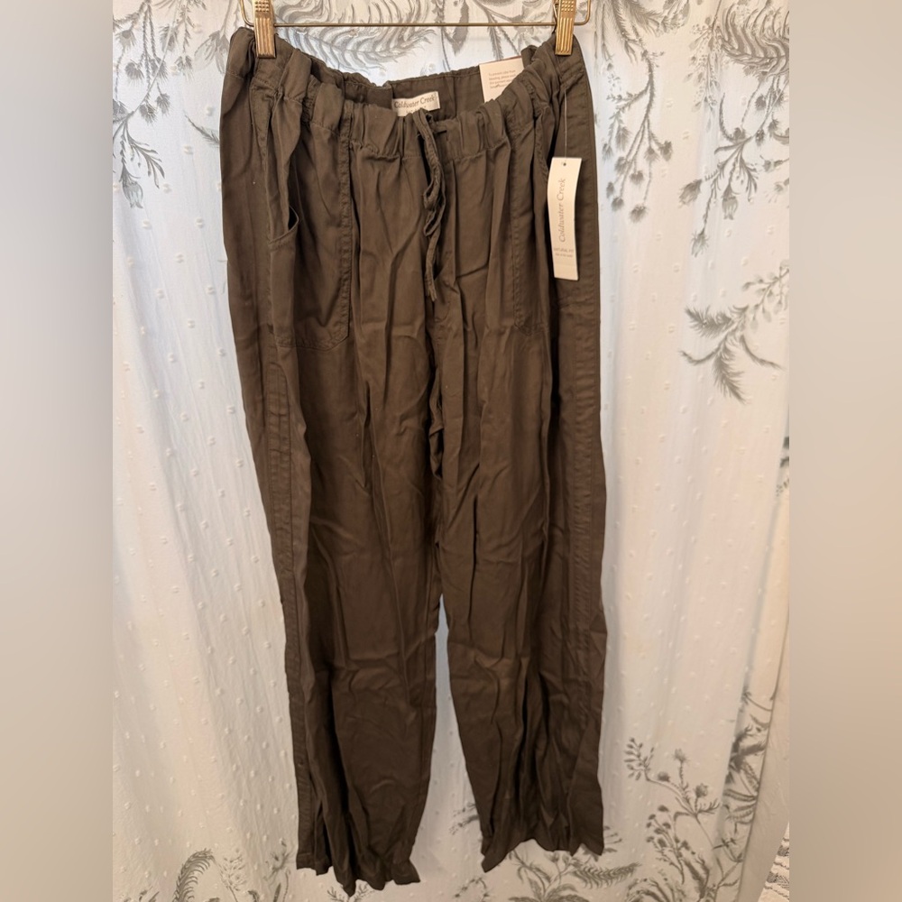 Coldwater Creek Men's Dark Brown Cargo Pants